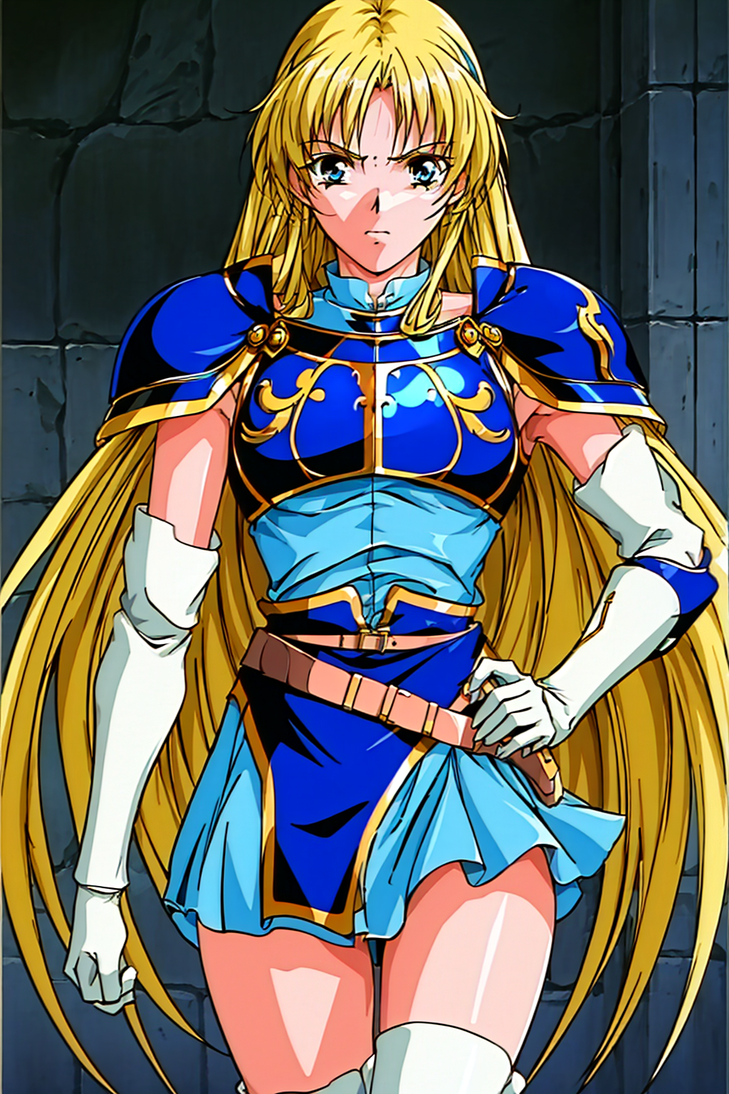 38527-250556365-WordsWorth, masterpiece, best quality, 1girl, blue and red outfit,Blue armor, (shoulder armors_1.5), armored dress, armored boot.png